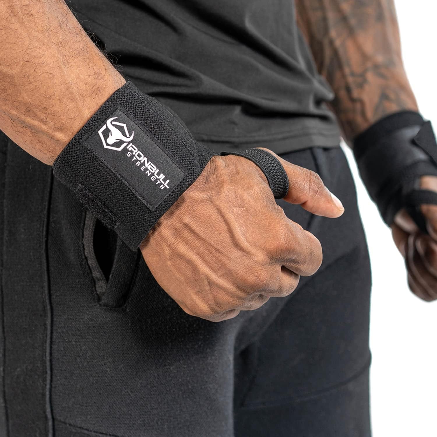 Premium 18” Wrist Wraps for Weightlifting - USPA & IPL Approved - Durable Wrist Straps with Thumb Loop for Enhanced Support in Weightlifting, Powerlifting, and Strength Training - Ideal for Men and Women