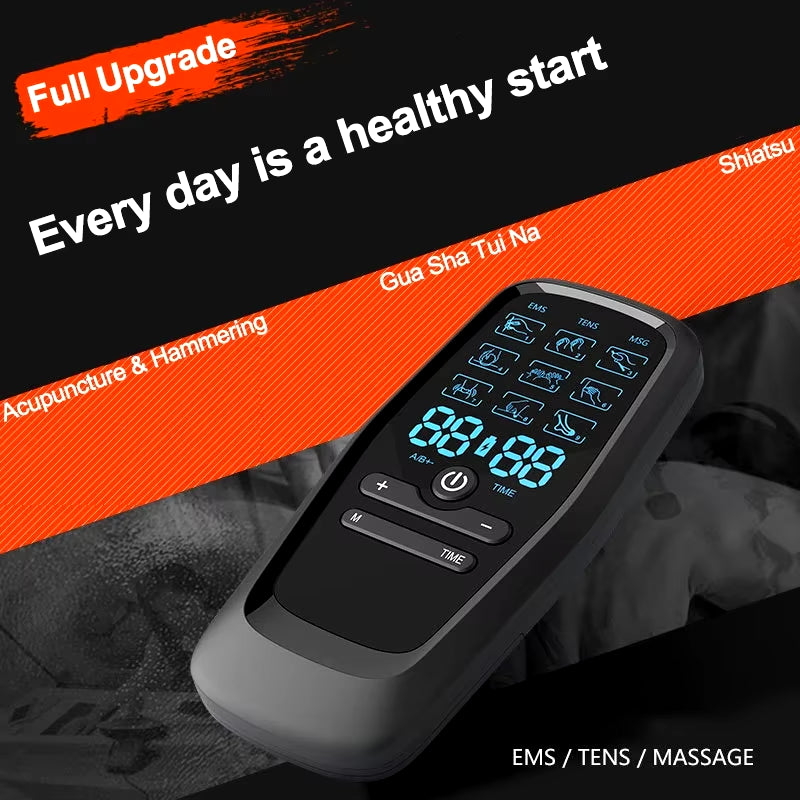 EMS Eletric Professional Muscle Stimulation USB Physiapy Tens Unit Machines Pulse Impulse Mini Full Body Massager 6 Modes