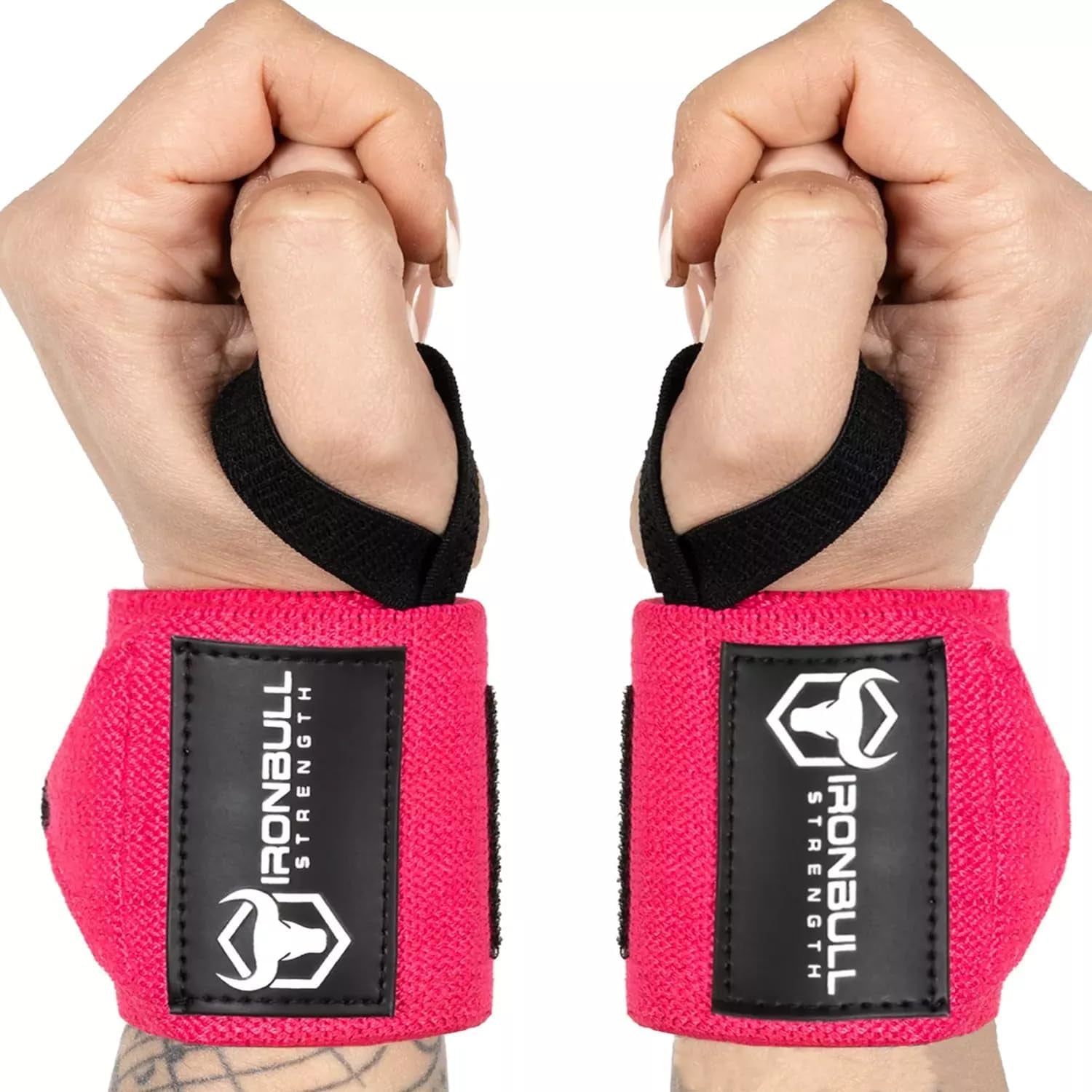 Premium 18” Wrist Wraps for Weightlifting - USPA & IPL Approved - Durable Wrist Straps with Thumb Loop for Enhanced Support in Weightlifting, Powerlifting, and Strength Training - Ideal for Men and Women