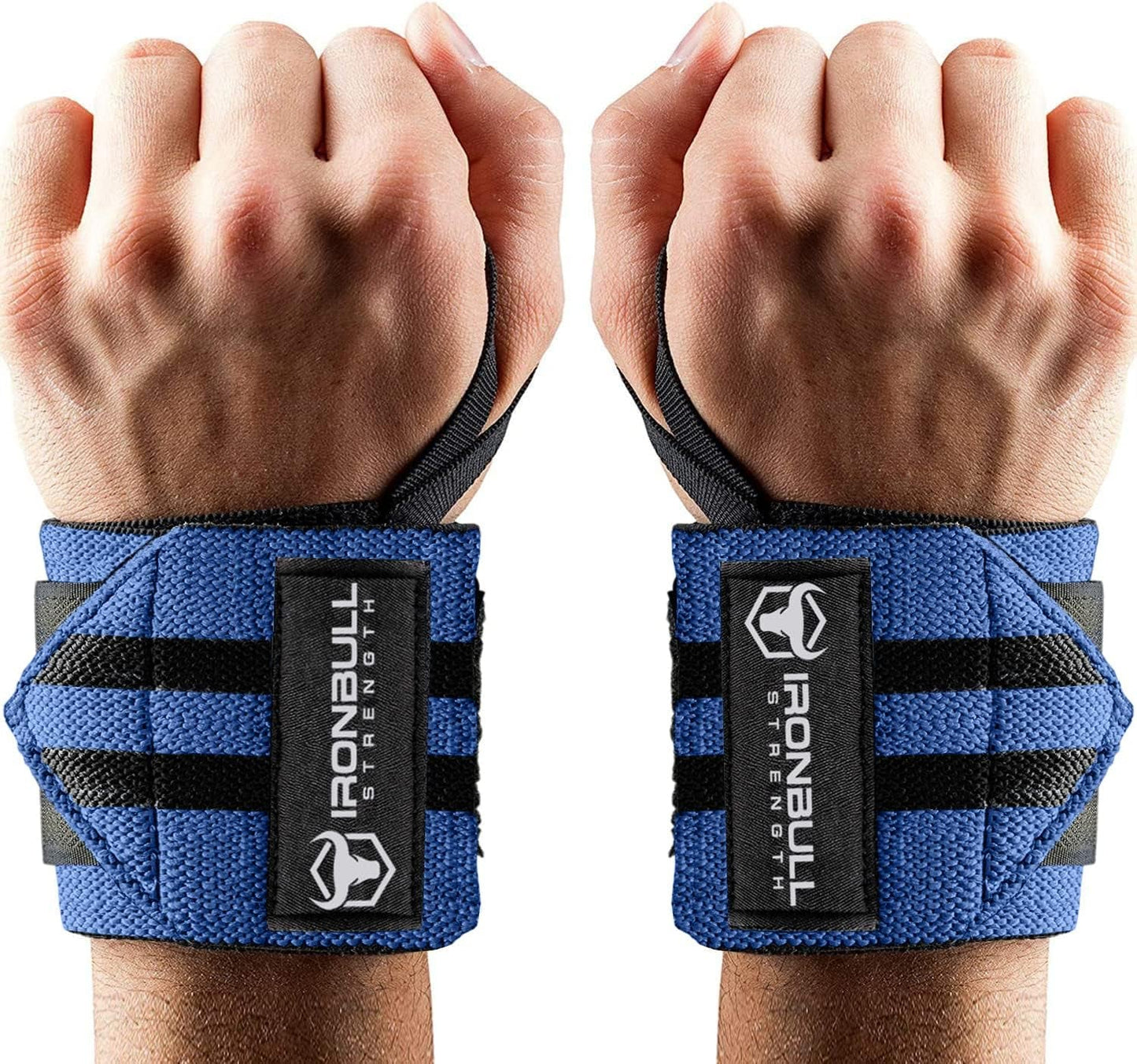 Premium 18” Wrist Wraps for Weightlifting - USPA & IPL Approved - Durable Wrist Straps with Thumb Loop for Enhanced Support in Weightlifting, Powerlifting, and Strength Training - Ideal for Men and Women