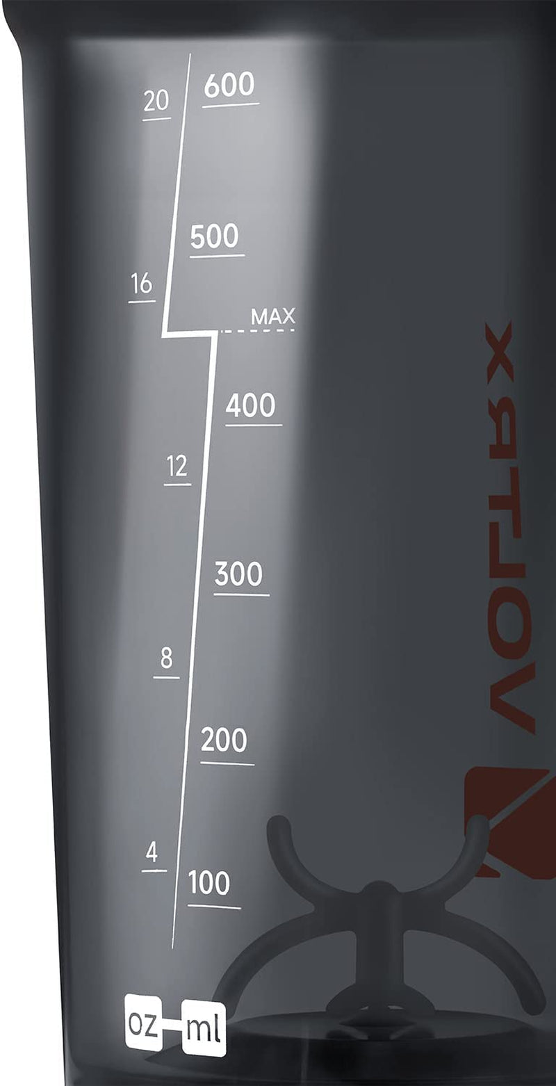 VOLTRX Electric Protein Shaker Bottle - USB Rechargeable Mixer Cup for Shakes and Meal Replacements, BPA-Free Tritan, 24 oz Capacity