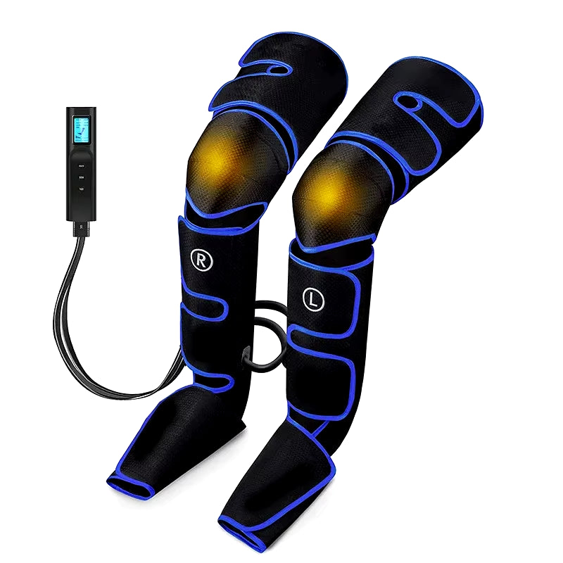 Electric Leg Muscle Relaxer 6 Modes Air Compression Recovery Boot Relieve Foot Fatigue Heating Leg Massager