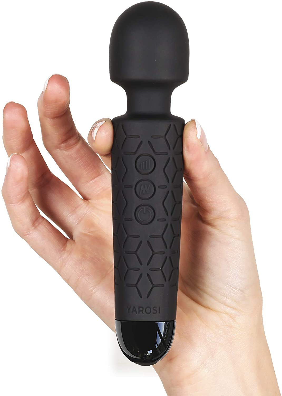 Yarosi Micro Personal Massage Device - Compact and Powerful Cordless Handheld Massager for Travel, Stress Relief, and Sports Recovery